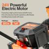 imageSuperHandy Electric Trailer Dolly 3600LBS Max Trailer Weight 600LB Max Tongue Weight DC 24V 800W 7Ah wHeavy Duty Commercial 2quot Ball Hitch Mount