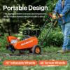 imageSuperHandy Gas Stump Grinder 9HP Engine  Direct Belt Drive 12inch Cutting Performance 6 Carbide Teeth  Compact ampamp Lightweight