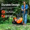 imageSuperHandy Gas Stump Grinder 9HP Engine  Direct Belt Drive 12inch Cutting Performance 6 Carbide Teeth  Compact ampamp Lightweight