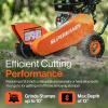 imageSuperHandy Gas Stump Grinder 9HP Engine  Direct Belt Drive 12inch Cutting Performance 6 Carbide Teeth  Compact ampamp Lightweight