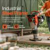 imageSuperHandy Jumping Jack Tamping Rammer 209cc 7HP 4Stroke Gas Engine  3500 lbs Impact Force 137lbs Weight 26quot Max Compaction Depth for Soil Gravel Footings Concrete Slabs and Foundations