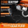 imageSuperHandy Log Splitter Portable Electric 14 Ton Rapid Auto Return Hydraulic Ram System Bucher Gear Pump 25eHP 15Amp Motor Horizontal Full Beam Steel Wedge Firewood Splitting Forestry Harvesting