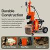 imageSuperHandy Portable 25 Ton Gas Log Splitter with 7HP Engine Bucher Gear Pump and HorizontalVertical Half Beam Steel Wedge for Firewood Splitting and Forestry Harvesting