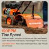 imageSuperHandy Rear Tine Tiller  7HP Engine 16quot Width ampamp 12quot Depth Cultivator  Garden Soil Prep for Planting ampamp Vegetable Beds
