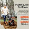 imageSuperHandy Rear Tine Tiller  7HP Engine 16quot Width ampamp 12quot Depth Cultivator  Garden Soil Prep for Planting ampamp Vegetable Beds