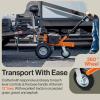 imageSuperHandy Trailer Dolly Electric Power 2800LBS Max Trailer Weight 450LBS Max Tongue Weight DC 24V 500W 24V 7Ah Powered Heavy Duty Commercial Jack Lever 2quot Ball Mount Included