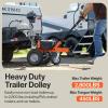 imageSuperHandy Trailer Dolly Electric Power 2800LBS Max Trailer Weight 450LBS Max Tongue Weight DC 24V 500W 24V 7Ah Powered Heavy Duty Commercial Jack Lever 2quot Ball Mount Included