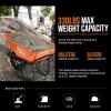 imageSuperHandy Ultra Duty Electric Powered Wheelbarrow Utility Cart 24V DC 180W AGM Battery Driven 330LBS 150kgs Capacity ampamp 4 cuft of Cubage Material Debris Hauler Amazon Exclusive only for USA