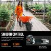 imageSuperHandy Ultra Duty Electric Powered Wheelbarrow Utility Cart 24V DC 180W AGM Battery Driven 330LBS 150kgs Capacity ampamp 4 cuft of Cubage Material Debris Hauler Amazon Exclusive only for USA