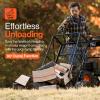 imageSuperHandy Utility Service Cart Power Wagon Wheelbarrow Electric 48V DC LiIon Powered 660Lbs Load and 1000Lbs Hauling Capacity Farm and Garden All Purpose Modular Cargo Bed