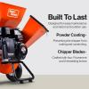 imageSuperHandy Wood Chipper Shredder Mulcher Ultra Heavy Duty 7HP 3 in 1 MultiFunction 3quot Inch Max Capacity3in1 Capable 3 Max Capacity 7hp Gas Wood Chipper