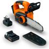 imageSuperHandy Chainsaw Mini 8Inch Cordless Electric 20V 20Ah Lightweight Wood Tree Cutting Forestry Landscaping
