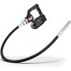 imageSuperHandy Concrete Vibrating Power Tool 13k VPM 49 Ft Flex Hose Immersion Shaft Cement Vibrator Cordless Handheld 48V 2Ah Battery Brushless Motor  Remove Air Bubble Level ampamp Mix Concrete