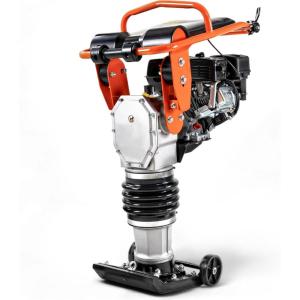 imageSuperHandy Jumping Jack Tamping Rammer 209cc 7HP 4Stroke Gas Engine  3500 lbs Impact Force 137lbs Weight 26quot Max Compaction Depth for Soil Gravel Footings Concrete Slabs and Foundations