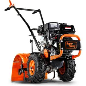 imageSuperHandy Rear Tine Tiller  7HP Engine 16quot Width ampamp 12quot Depth Cultivator  Garden Soil Prep for Planting ampamp Vegetable Beds