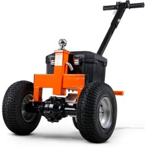 imageSuperHandy Trailer Dolly Electric Power 2800LBS Max Trailer Weight 450LBS Max Tongue Weight DC 24V 500W 24V 7Ah Powered Heavy Duty Commercial Jack Lever 2quot Ball Mount Included