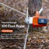 imageSuperHandy Capstan Winch  Cordless Brushless Motor 2000lb Max Pull Force Portable LiIon Battery Powered 1 Ton Towing Capacity for Forestry Hunting OffRoad  Low Stretch Nylon Rope Included
