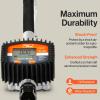 imageSuperHandy Digital Oil Control Valve Flow Meter Dispenser Nozzle 10 GPM  35 LPM Heavy Duty Air Operated Pneumatic 12quot Inch NPT Inlet Pressure Range 70725 Psi Flexible Spout