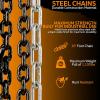 imageSuperHandy Manual Chain Block Hoist Come Along 12 Ton 1100Lbs Capacity 10 Foot Lift 2 Heavy Duty Hooks Industrial Grade Steel Construction Building Garages Warehouse Automotive Machinery