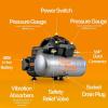 imageSuperHandy Portable Air Compressor 2 Gal 135 PSI Lion Battery Operated 60db Ultra Quiet ampamp Lightweight  For Air Tools Tire Inflation ampamp Construction