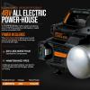 imageSuperHandy Portable Air Compressor 2 Gal 135 PSI Lion Battery Operated 60db Ultra Quiet ampamp Lightweight  For Air Tools Tire Inflation ampamp Construction