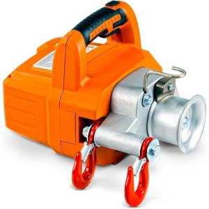 imageSuperHandy Capstan Winch  Cordless Brushless Motor 2000lb Max Pull Force Portable LiIon Battery Powered 1 Ton Towing Capacity for Forestry Hunting OffRoad  Low Stretch Nylon Rope Included