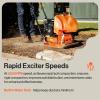 imageSuperHandy Plate Compactor Heavy Duty 7HP 4200lbs Impact Force  wWater Tank for Concrete and Dirt