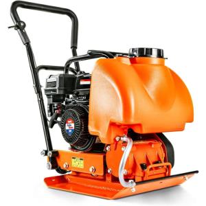 imageSuperHandy Plate Compactor Heavy Duty 7HP 4200lbs Impact Force  wWater Tank for Concrete and Dirt