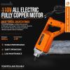 imageSuperHandy Concrete Vibrating Power Tool 13k VPM 49 Ft Flex Hose Immersion Shaft Cement Vibrarator Electric Corded Handheld 110VAC 1HP Motor  Remove Air Bubble Level ampamp Mix Concrete