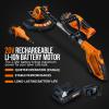 imageSuperHandy 3 in 1 Tiller Weed Wacker Hedge Trimmer ampamp Garden Shear  Cordless Battery 20V 2Ah Lightweight  for Allin1 Landscaping