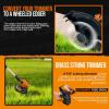 imageSuperHandy 3 in 1 Tiller Weed Wacker Hedge Trimmer ampamp Garden Shear  Cordless Battery 20V 2Ah Lightweight  for Allin1 Landscaping