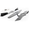 imageSuperHandy Wood Chipper Mulcher Leaf Shredder Replacement Blade Set 3pcs Also Compatible with Landworks Shreadder GUO049