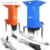 imageSuperHandy Wood Chipper Mulcher Leaf Shredder Replacement Blade Set 3pcs Also Compatible with Landworks Shreadder GUO049