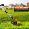 imageSuperHandy 2 in 1 Lawn Mower Edger Tool String Grass Trimmer Brush Cutter Weed Whacker Cordless Electric 20V Garden Landscaping