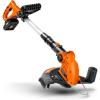 imageSuperHandy 2 in 1 Lawn Mower Edger Tool String Grass Trimmer Brush Cutter Weed Whacker Cordless Electric 20V Garden Landscaping