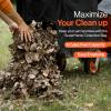 imageSuperHandy Leaf Vacuum ampamp Wood Chipper  7HP 209cc Gas Engine 101 Mulch Ratio 6Bushel Collection Bag 134quot Impeller WalkBehind Vacuum Mulcher with Castor Wheels for Lawn ampamp Yard Cleanup