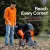 imageSuperHandy Leaf Vacuum ampamp Wood Chipper  7HP 209cc Gas Engine 101 Mulch Ratio 6Bushel Collection Bag 134quot Impeller WalkBehind Vacuum Mulcher with Castor Wheels for Lawn ampamp Yard Cleanup