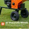 imageSuperHandy Towable Wood Chipper Shredder  5 in Chipping Capacity 15HP Electric Start 420cc Engine Heavy Duty for Yard Forestry or Landscaping