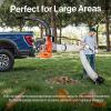 imageSuperHandy Truck Loader Leaf Vacuum  15HP Electric Start Engine Serrated Metal Impeller Hitch or Tailgate Mount Commercial Debris Vacuum for Lawn ampamp Landscape Cleanup