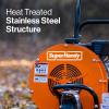 imageSuperHandy Walk Behind Leaf Blower  7HP 209cc 4Stroke ManualPropelled 150 MPH Wind Speed 1270 CFM Airflow