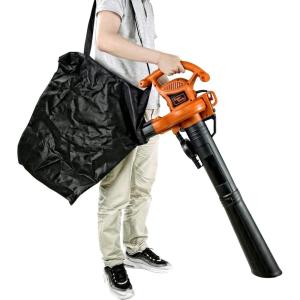 imageSuperHandy 3 in 1 Leaf Blower Vacuum and Mulcher Electric 120V 12Amp Corded Debris Duster 220MPH MAX 2 Stage Variable Speed Lightweight for Yard Lawn Garden and Landscaping Renewed