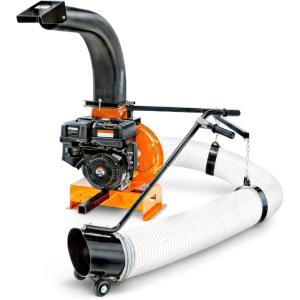 imageSuperHandy Truck Loader Leaf Vacuum  15HP Electric Start Engine Serrated Metal Impeller Hitch or Tailgate Mount Commercial Debris Vacuum for Lawn ampamp Landscape Cleanup
