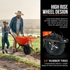 image:imageSuperHandy Wheelbarrow Electric Powered Utility Cart 330LBS Capacity Material Debris Hauler