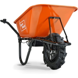image:imageSuperHandy Wheelbarrow Electric Powered Utility Cart 330LBS Capacity Material Debris Hauler
