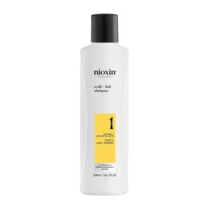 imageNioxin System 1 Scalp  Hair Thickening Shampoo  For Natural Hair with Light Thinning  Strengthen Against Breakage with Niacinamide ampamp Biotin101 Fl Oz Pack of 1