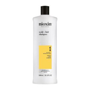imageNioxin System 1 Scalp  Hair Thickening Shampoo  For Natural Hair with Light Thinning  Strengthen Against Breakage with Niacinamide ampamp Biotin169 Fl Oz Pack of 1