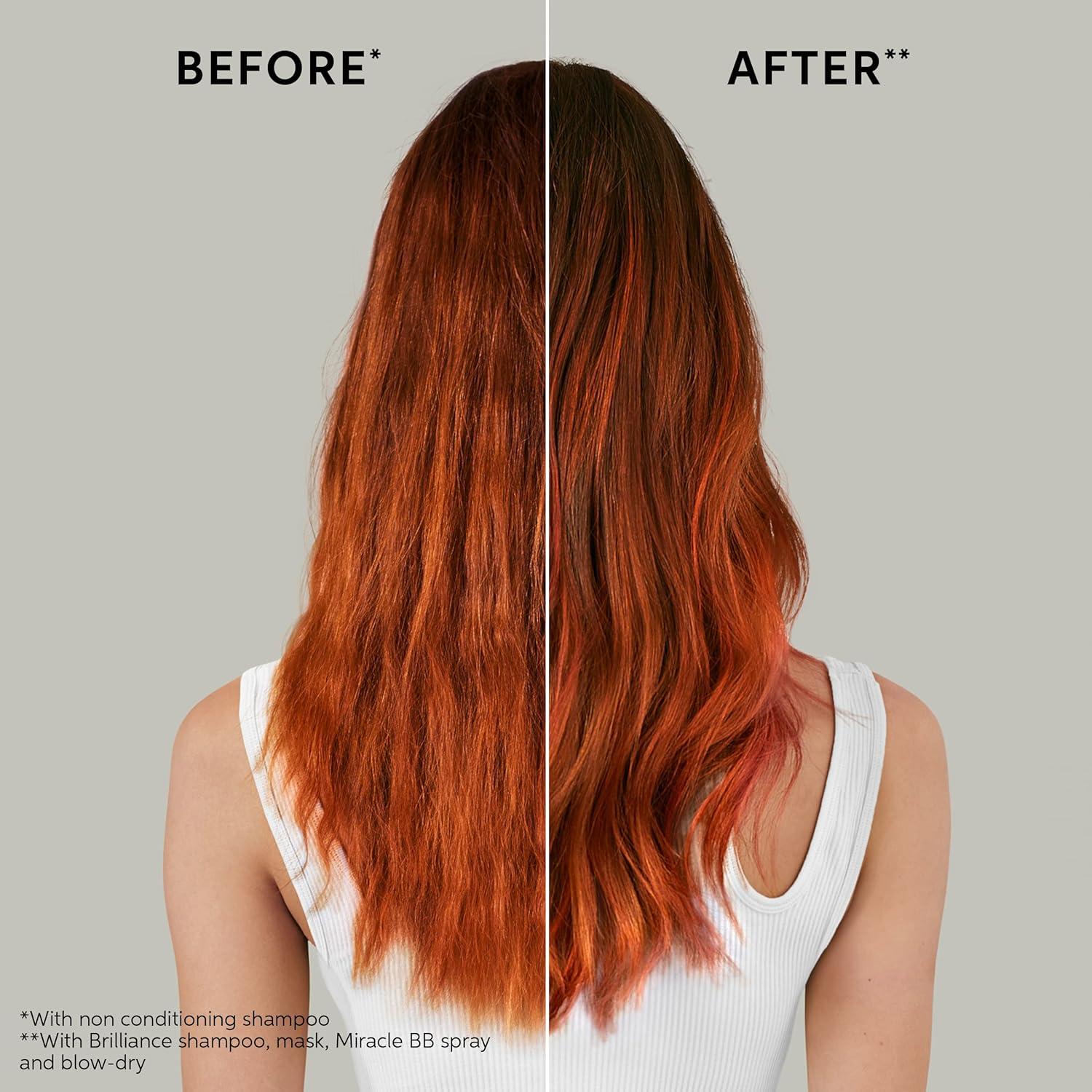 imageWella Professionals Invigo Brilliance Shampoo ampamp Conditioner Set For Coarse Hair For Color Protection ampamp Color Vibrancy Liter Sizes