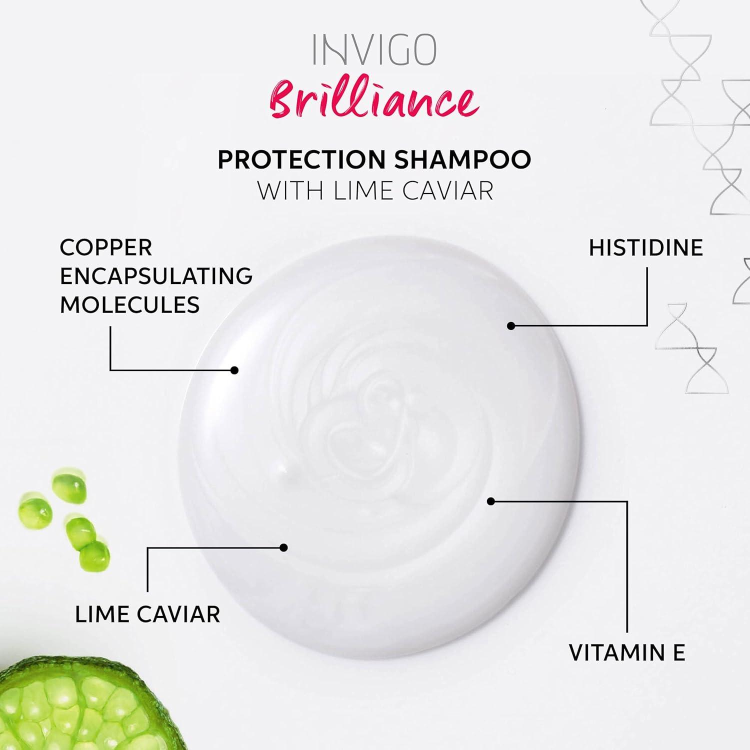 imageWella Professionals Invigo Brilliance Shampoo ampamp Conditioner Set For Coarse Hair For Color Protection ampamp Color Vibrancy Liter Sizes