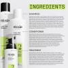 imageNioxin Scalp  Hair Thickening System Kits  For Natural Colored ampamp Damaged Hair with Light to Progressed Thinning  Strengthen ampamp Boost Hair Density with Niacinamide ampamp Biotin  1 Month SupplySystem 2 Kit
