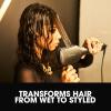 imageghd Duet Style Power Couple  Duet 2in1 Hot Air Hair Styler Black and Sleek Talker Wet to Sleek Hair Styling OilBlack